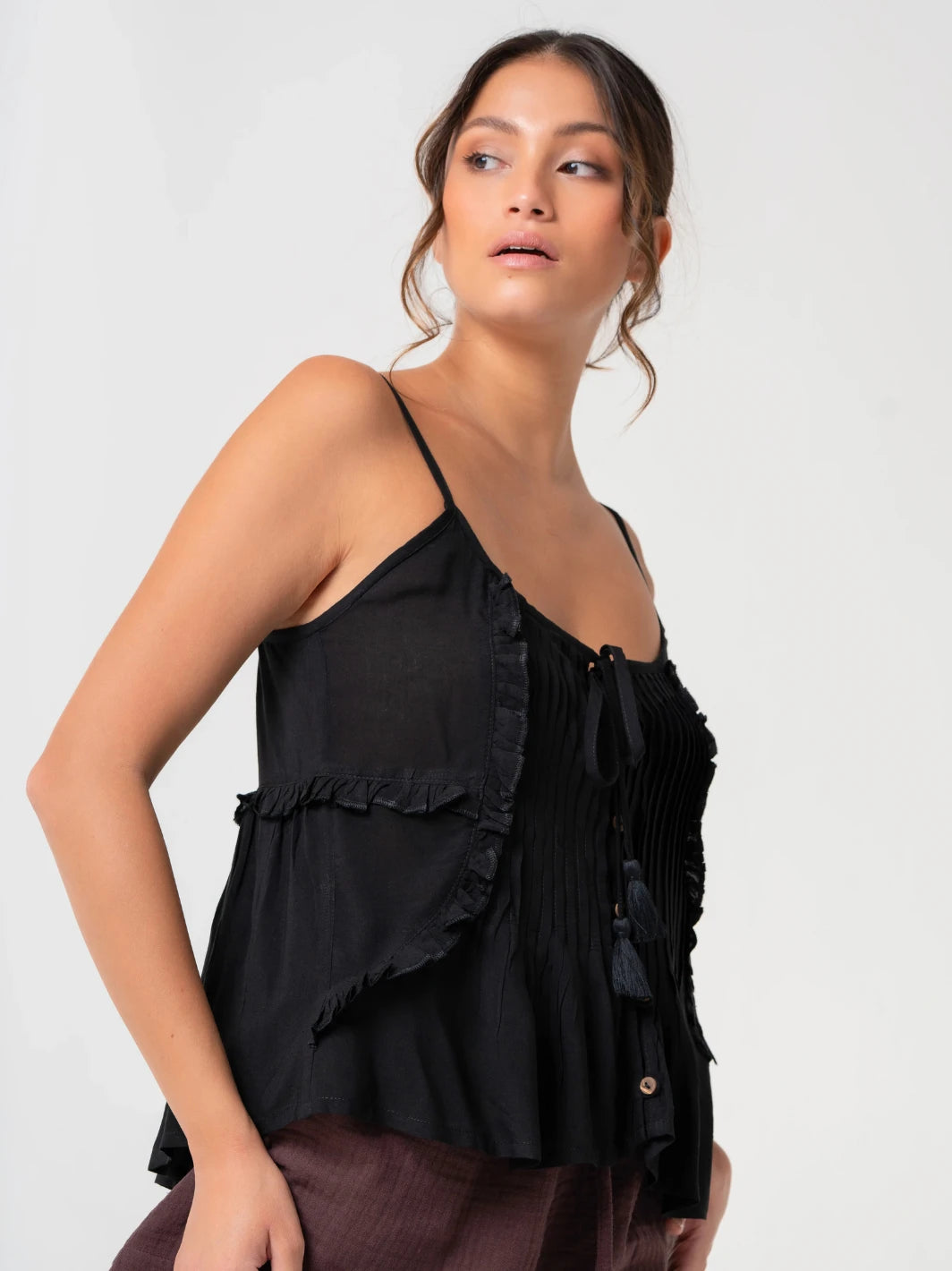 Alphabet City Top Black