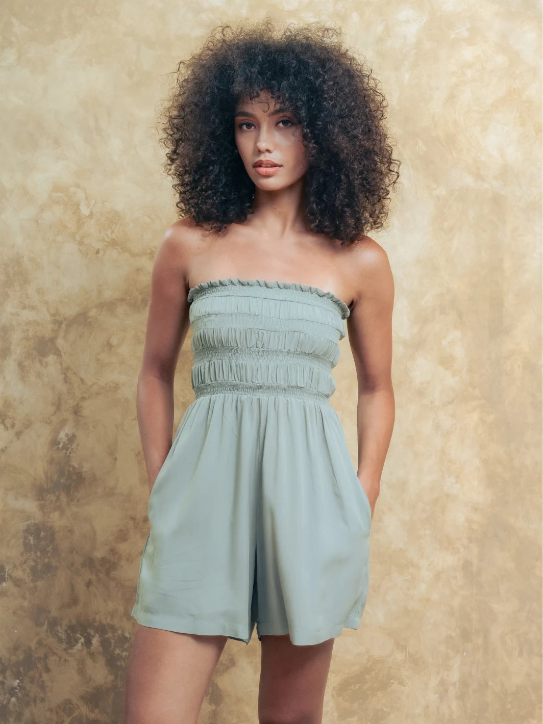Rinca Playsuit Olive