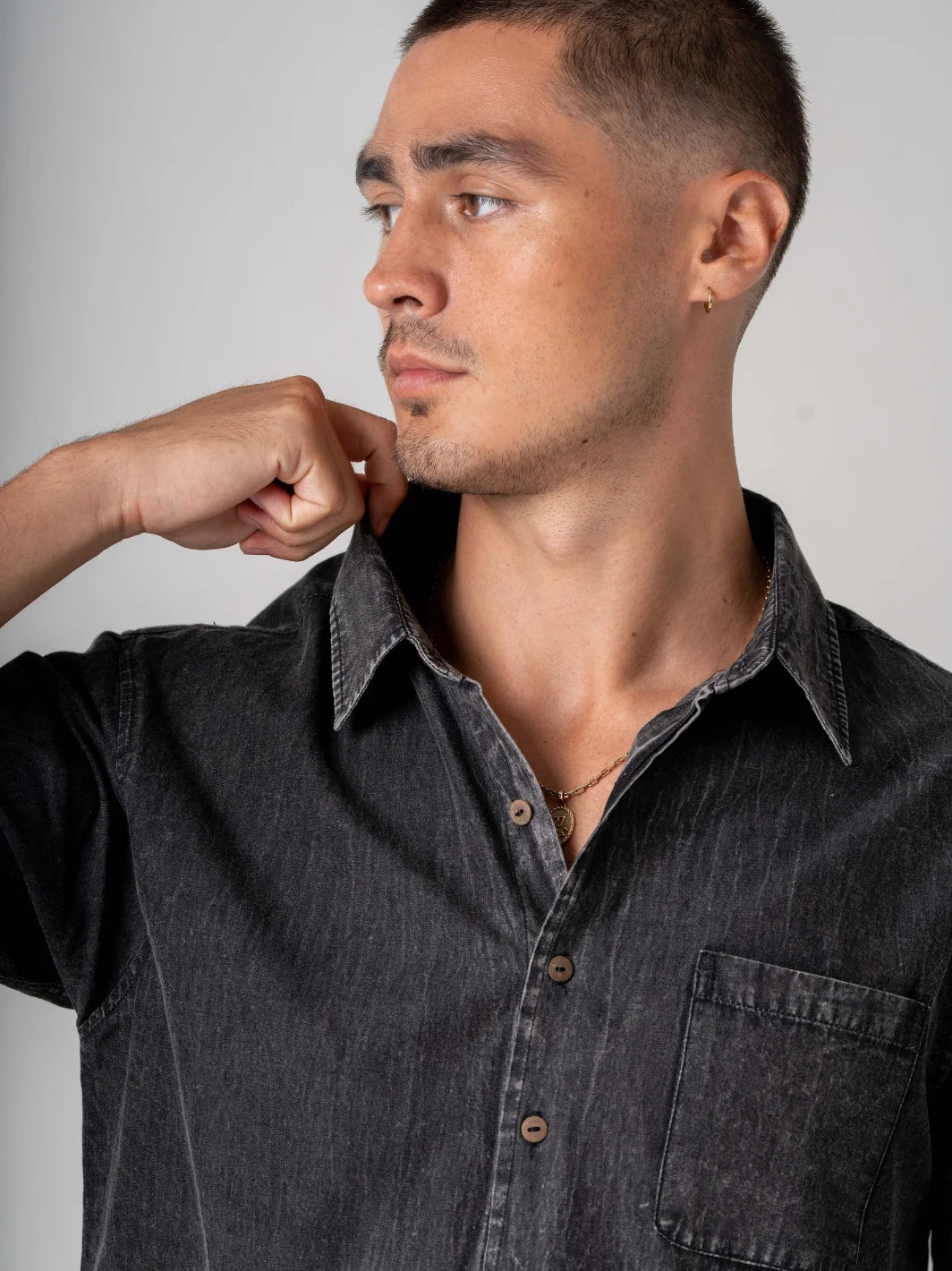 Chainsaw Shirt Vintage Black