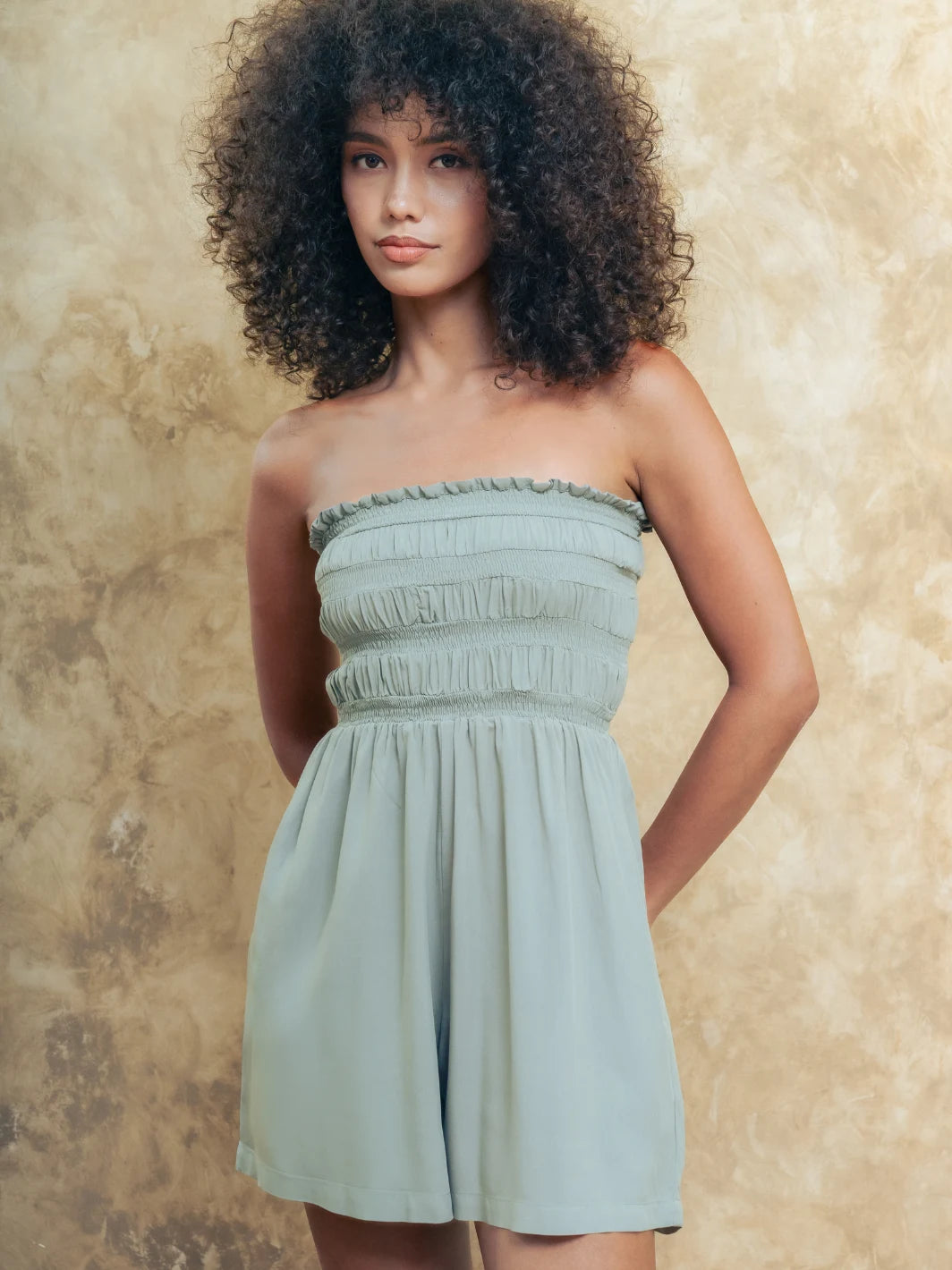 Rinca Playsuit Olive