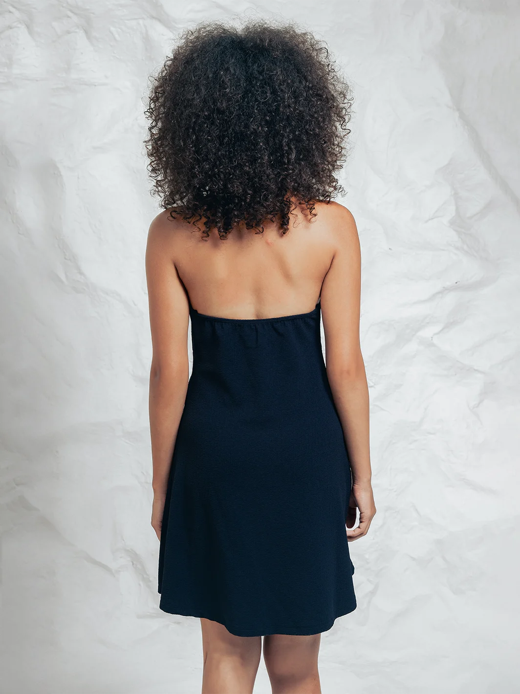 Painted Shells Dress Black
