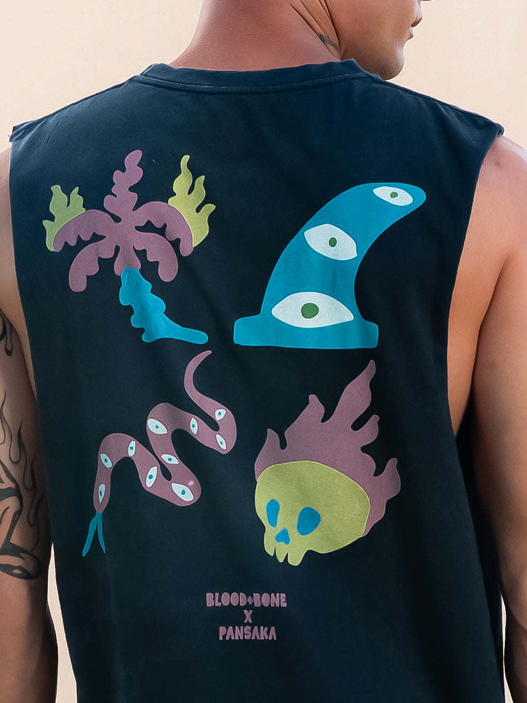 4 Square Element Muscle Black