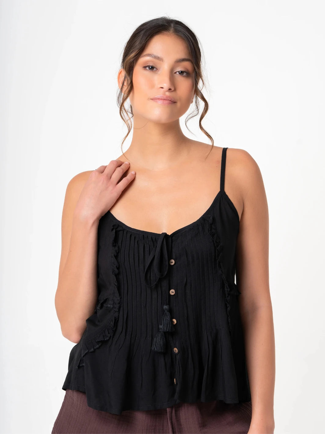 Alphabet City Top Black