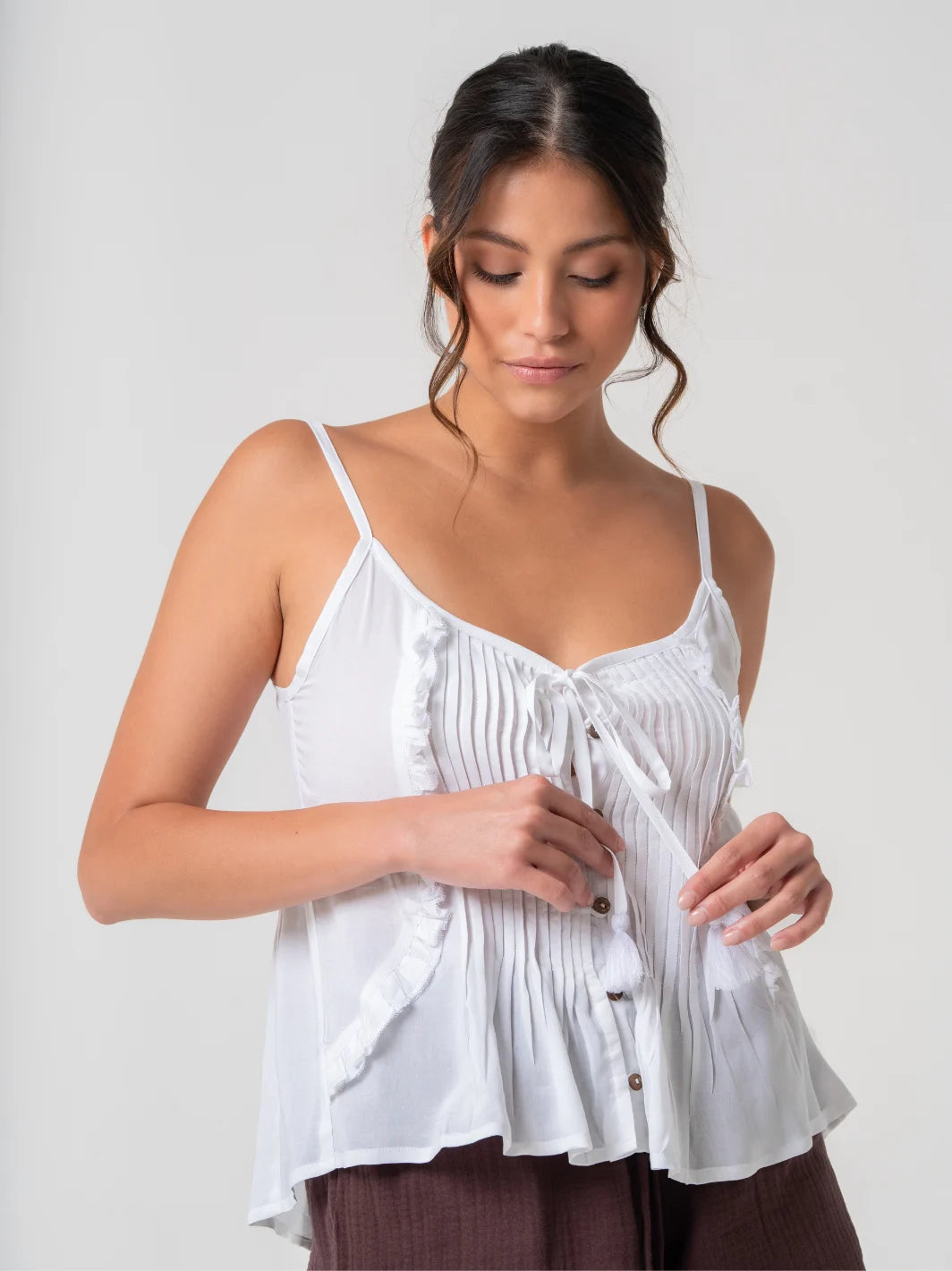 Alphabet City Top White