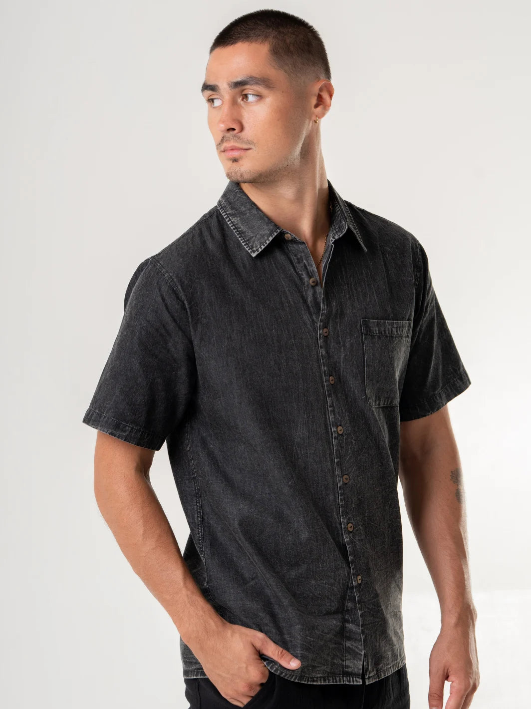 Chainsaw Shirt Vintage Black