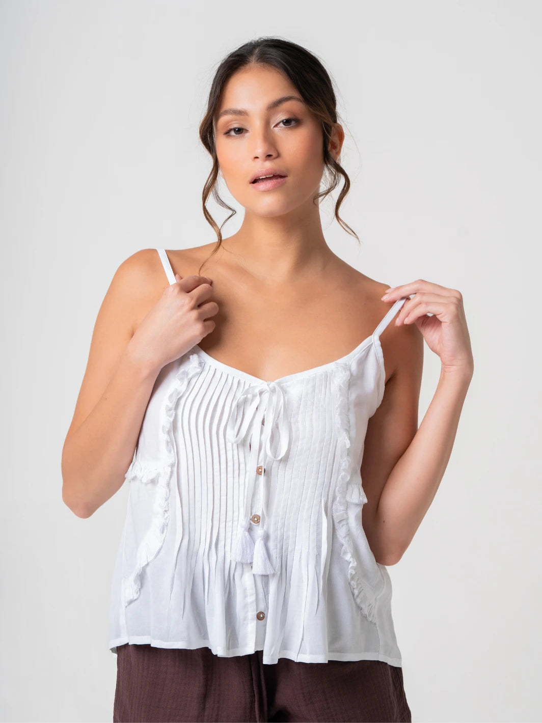 Alphabet City Top White