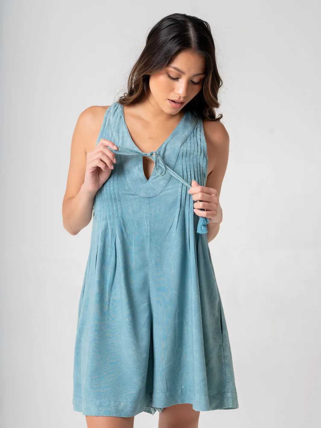 Ripple Playsuit Sage