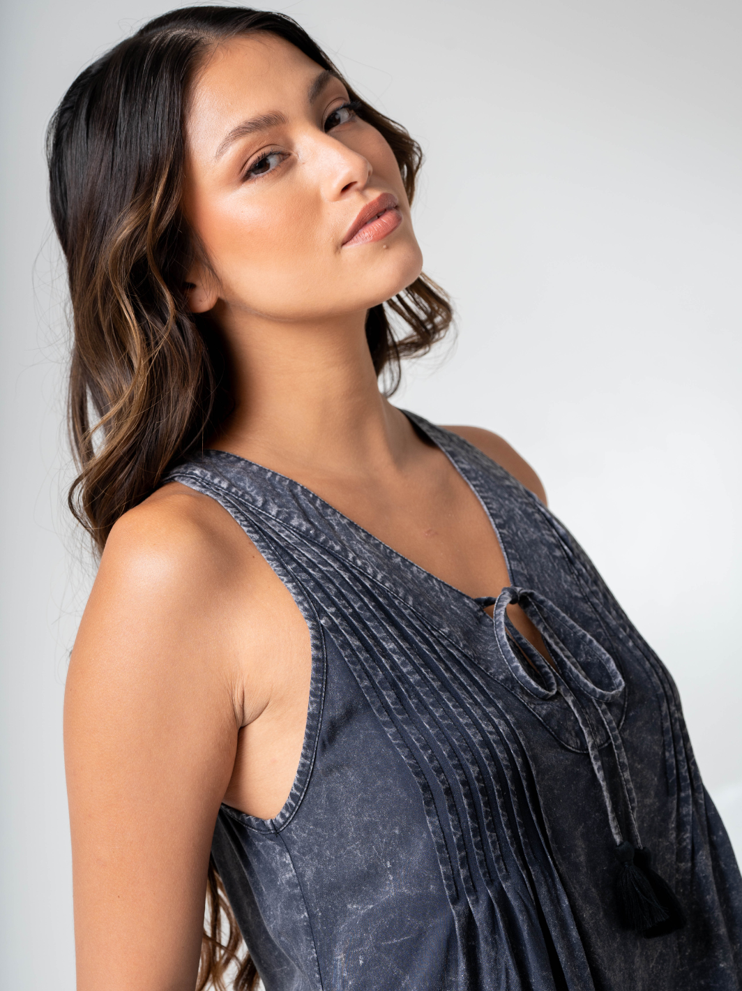 Ripple Playsuit Vintage Black