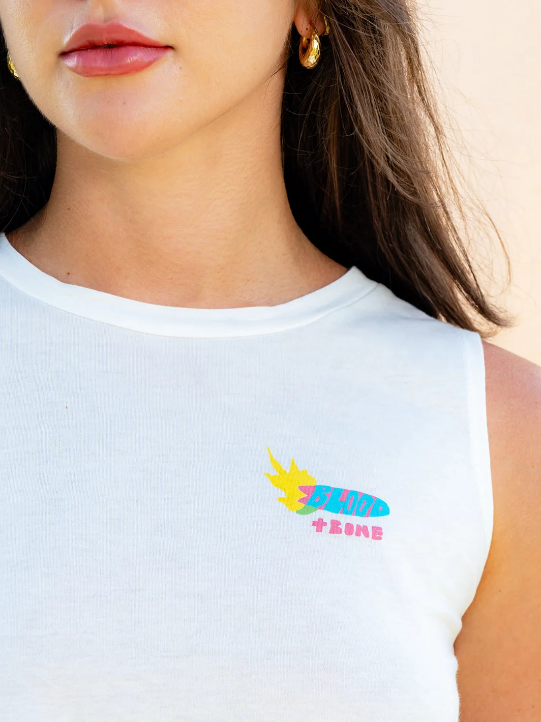 4 Square Element Women Singlet White