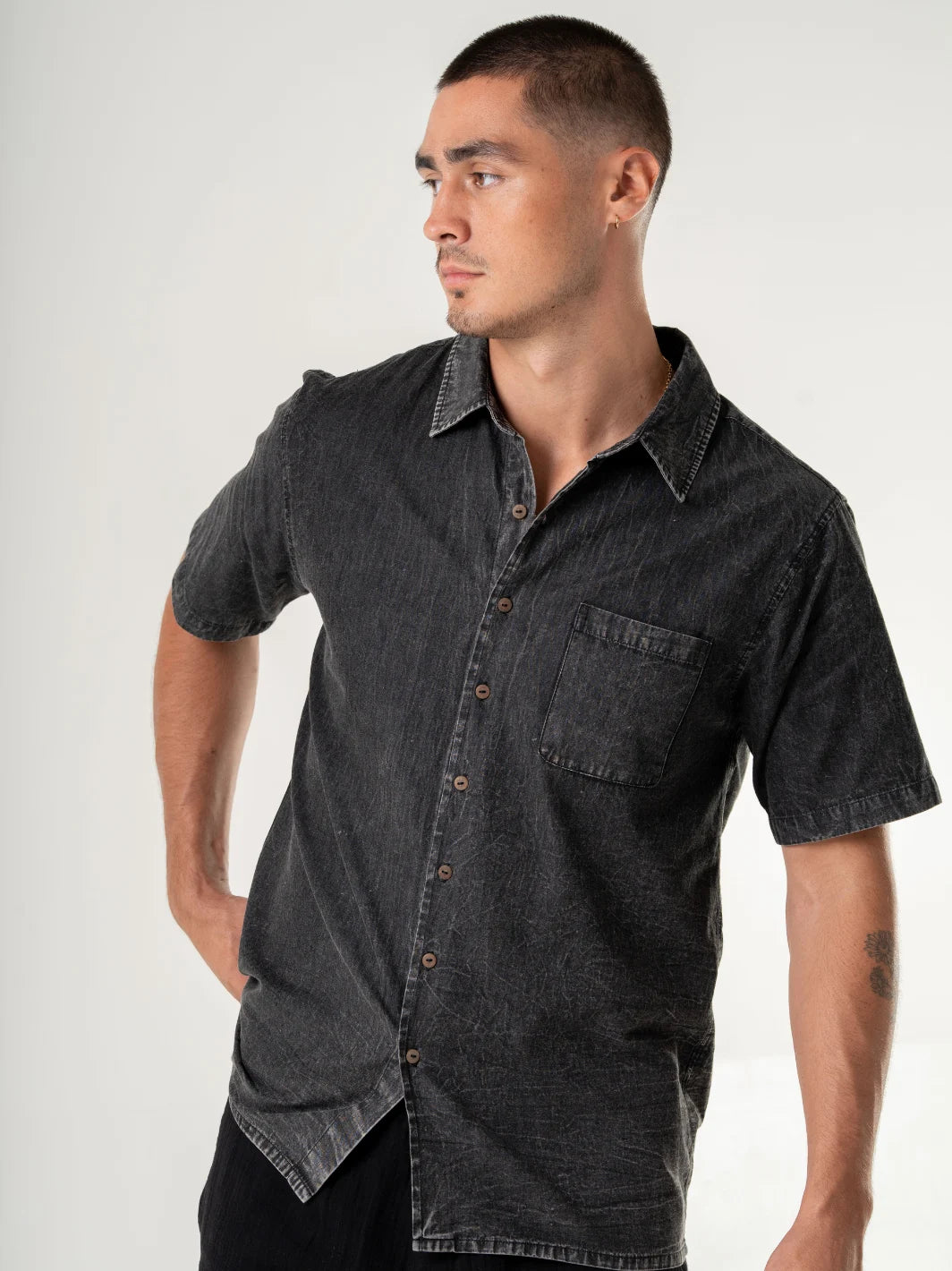 Chainsaw Shirt Vintage Black