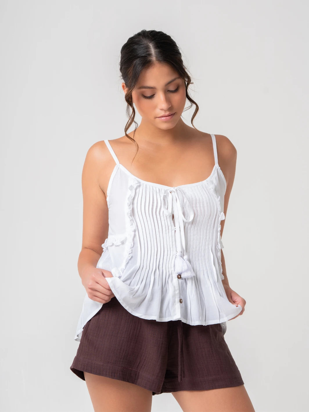 Alphabet City Top White