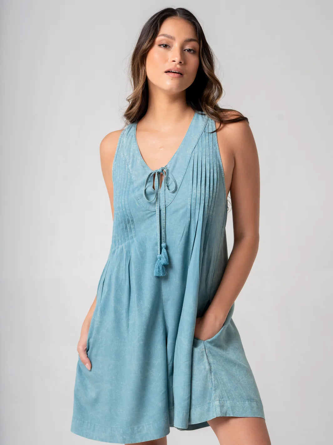 Ripple Playsuit Sage