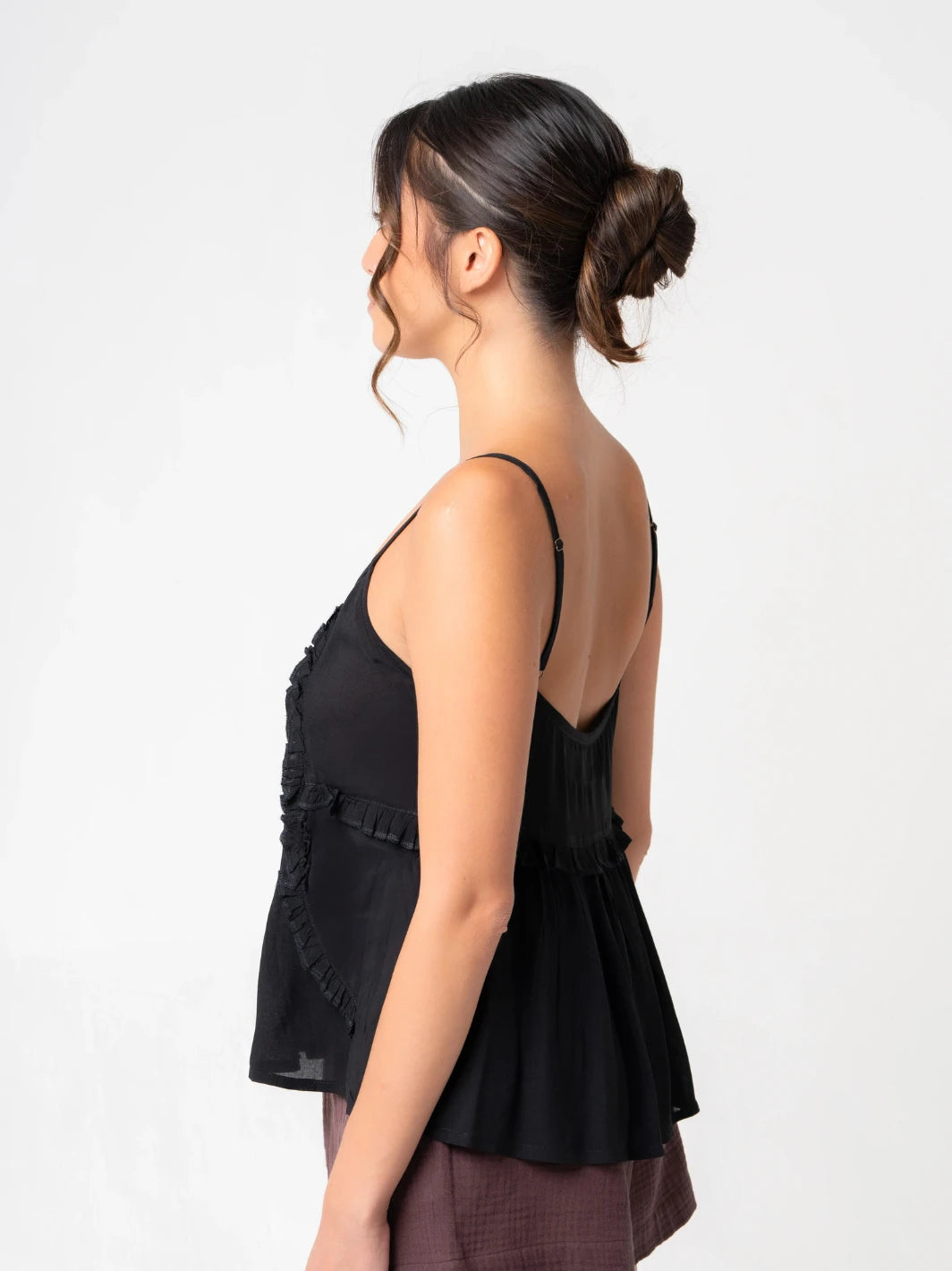 Alphabet City Top Black