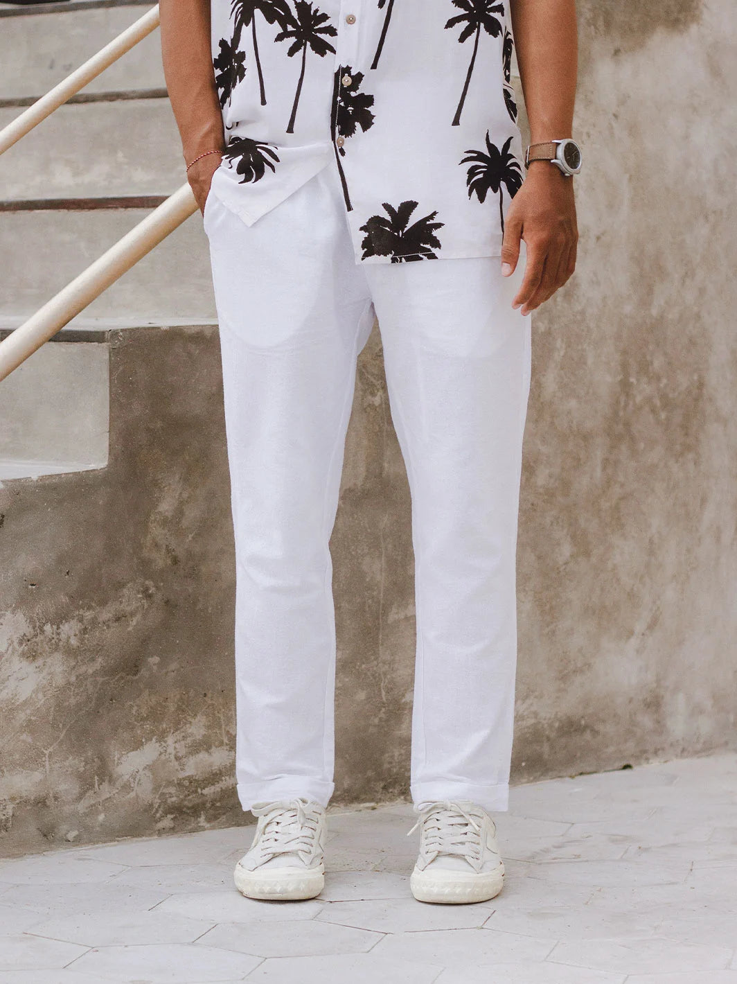 Alpha Pant White