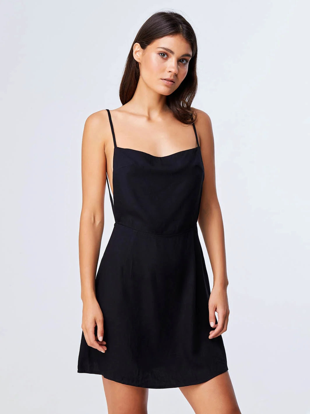 Back Wash Dress Black