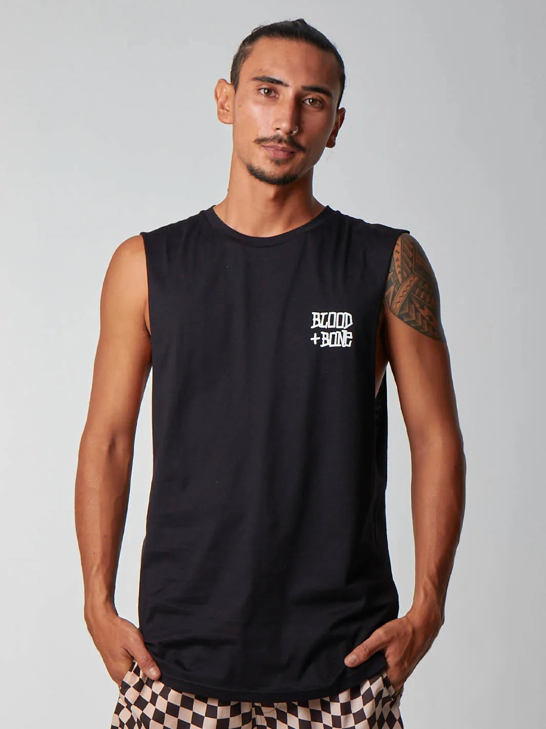 Brain Fade Muscle Tee Black