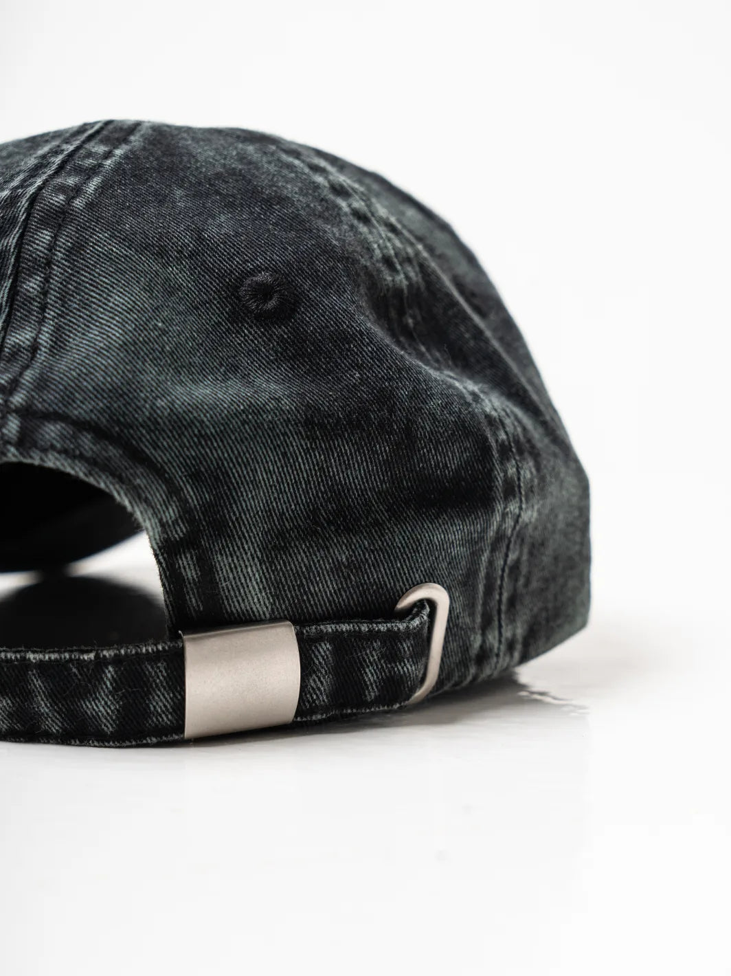Double Wave Cap Washed Black