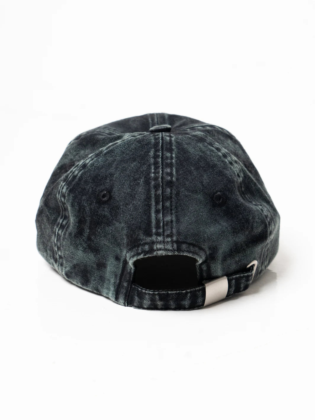 Double Wave Cap Washed Black