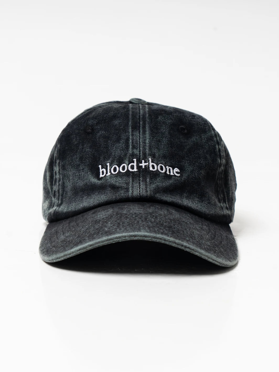 Double Wave Cap Washed Black