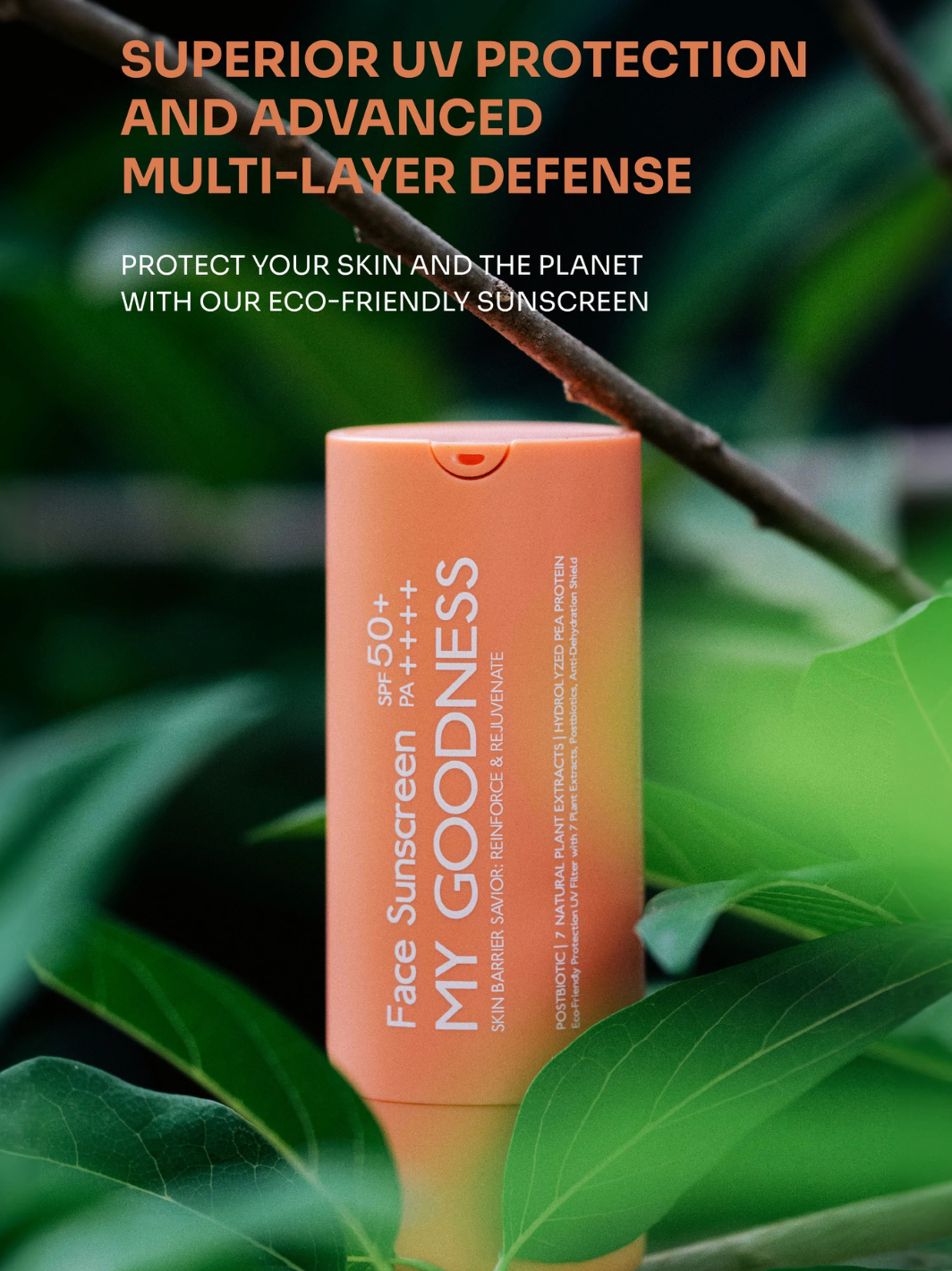 Face Sunscreen SPF 50+ PA++++ – Ultimate Sun Protection, Eco-Friendly Formula by My Goodness