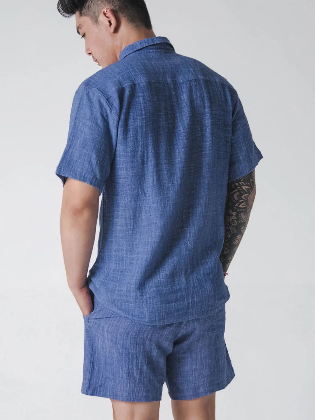 Headshrinker Shirt Denim Blue