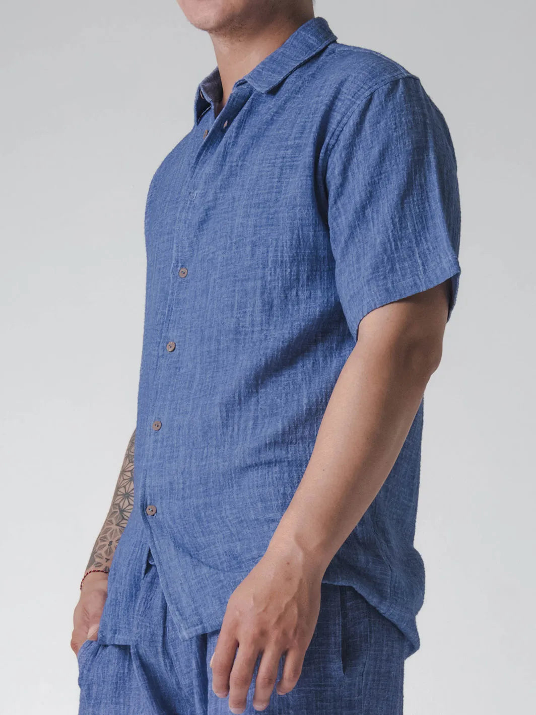 Headshrinker Shirt Denim Blue