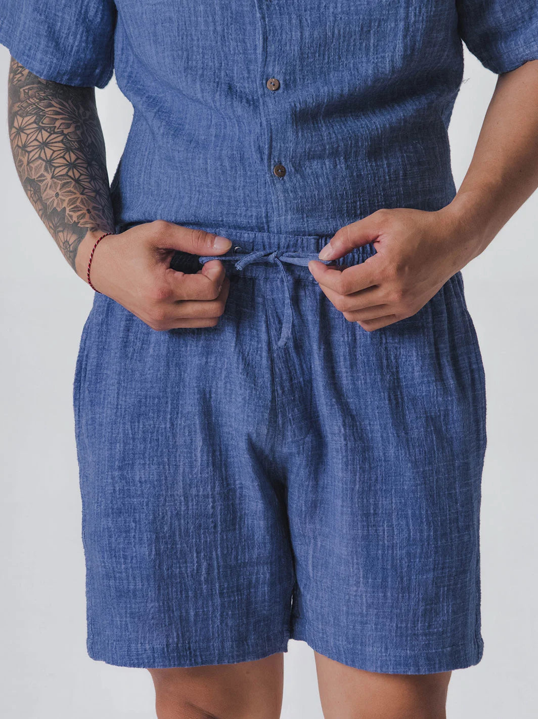 Headshrinker Short Denim Blue