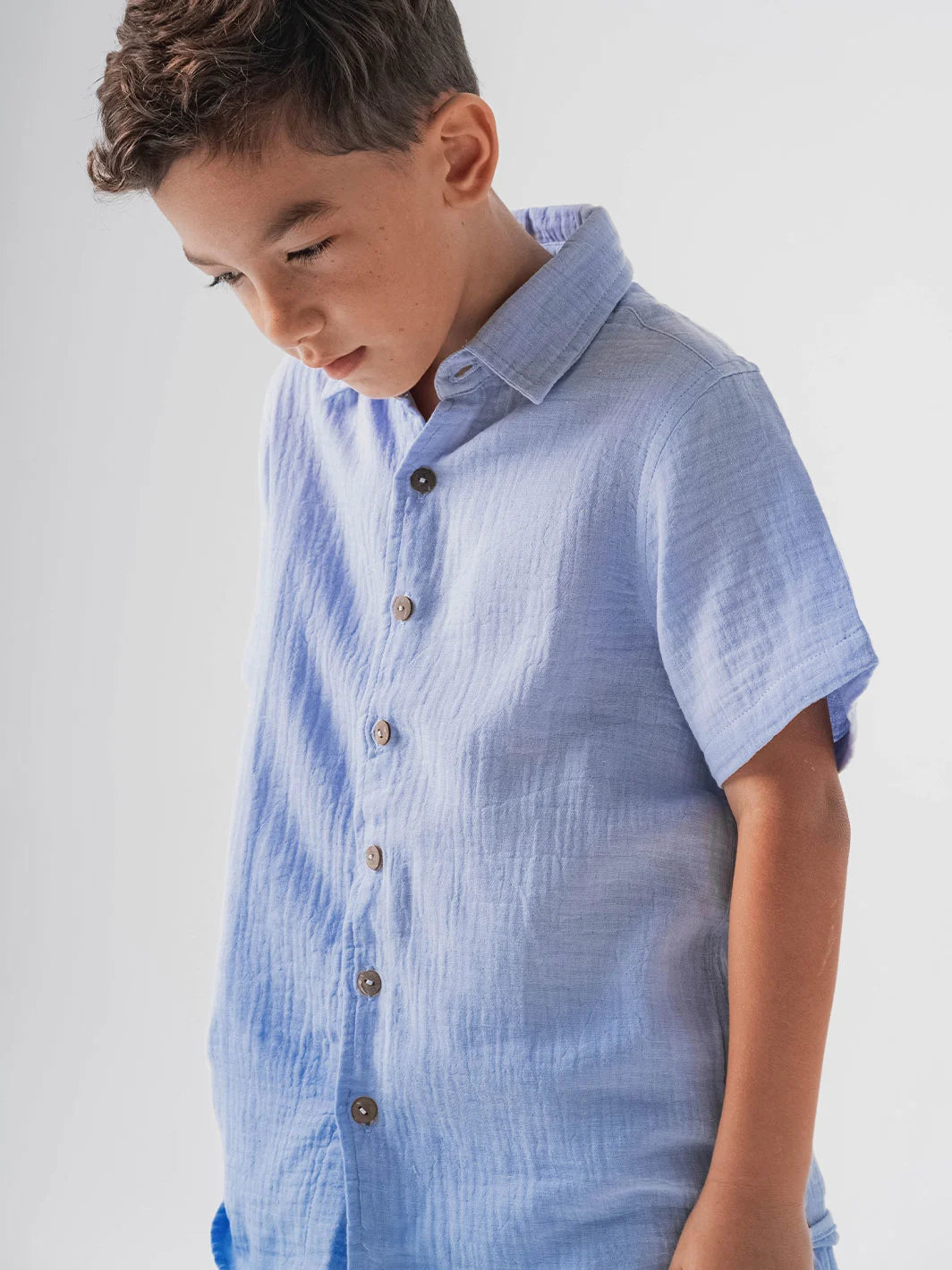 Little Boy Shirt Blue