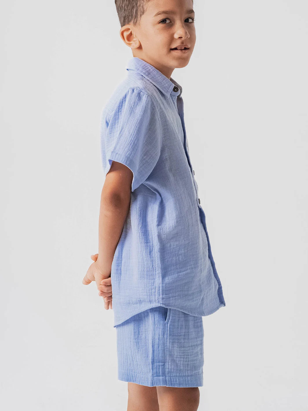 Little Boy Short Blue