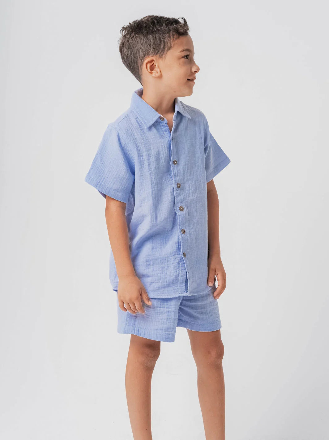 Little Boy Shirt Blue