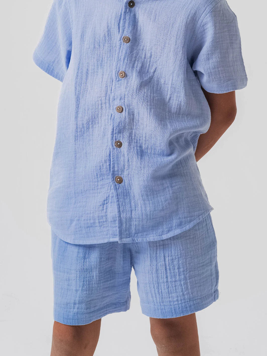 Little Boy Short Blue