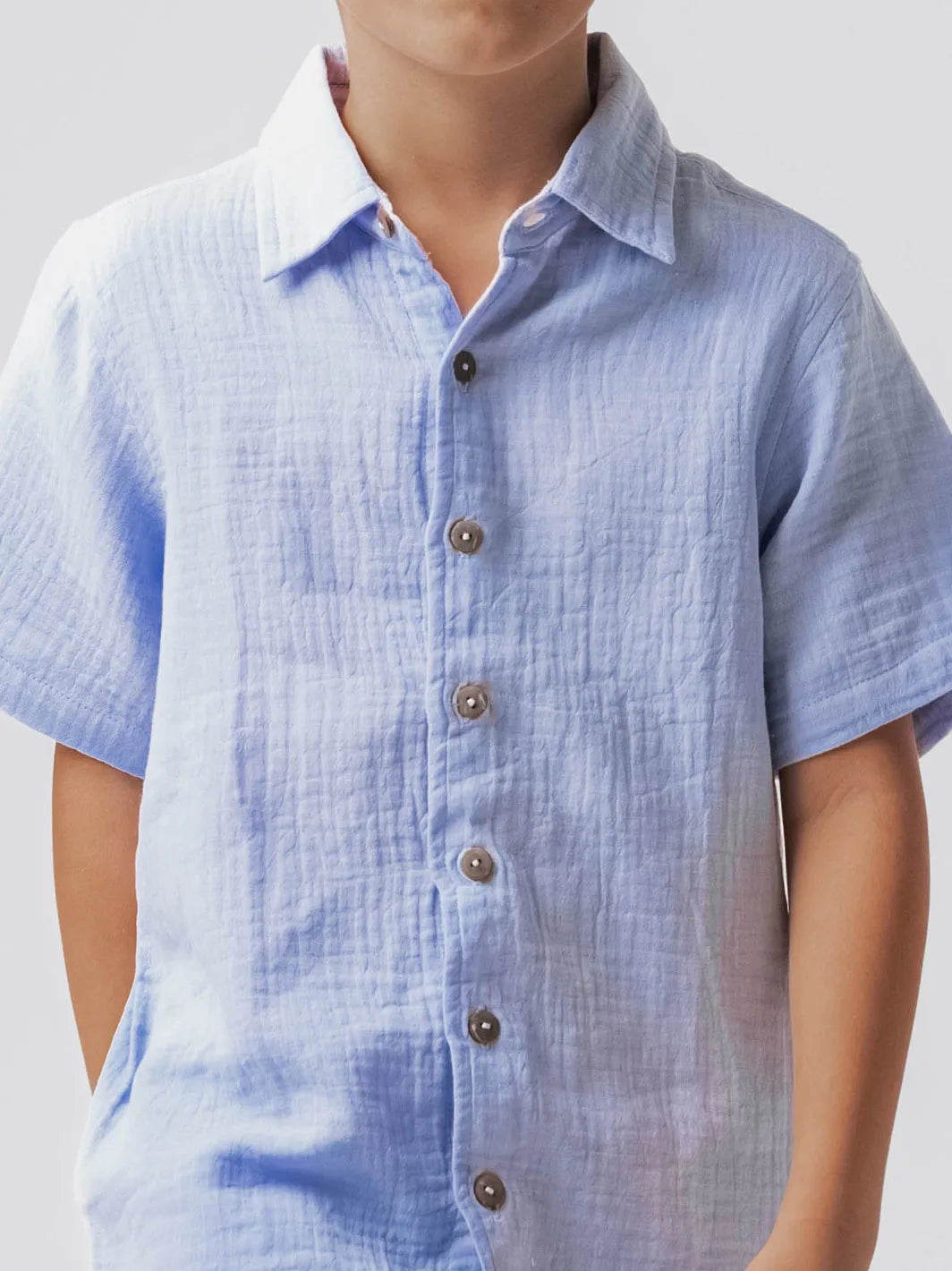 Little Boy Shirt Blue