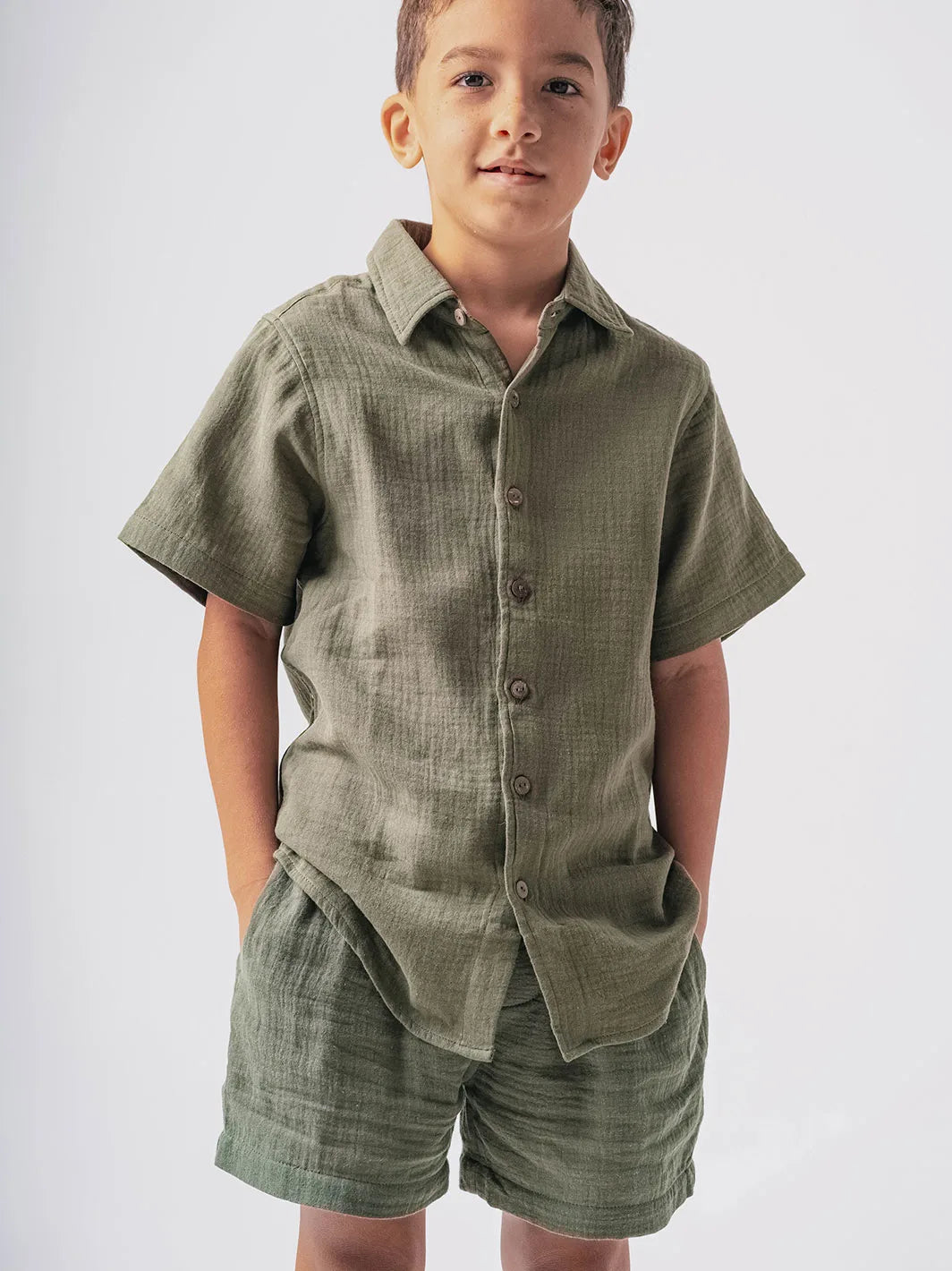 Little Boy Short Khaki