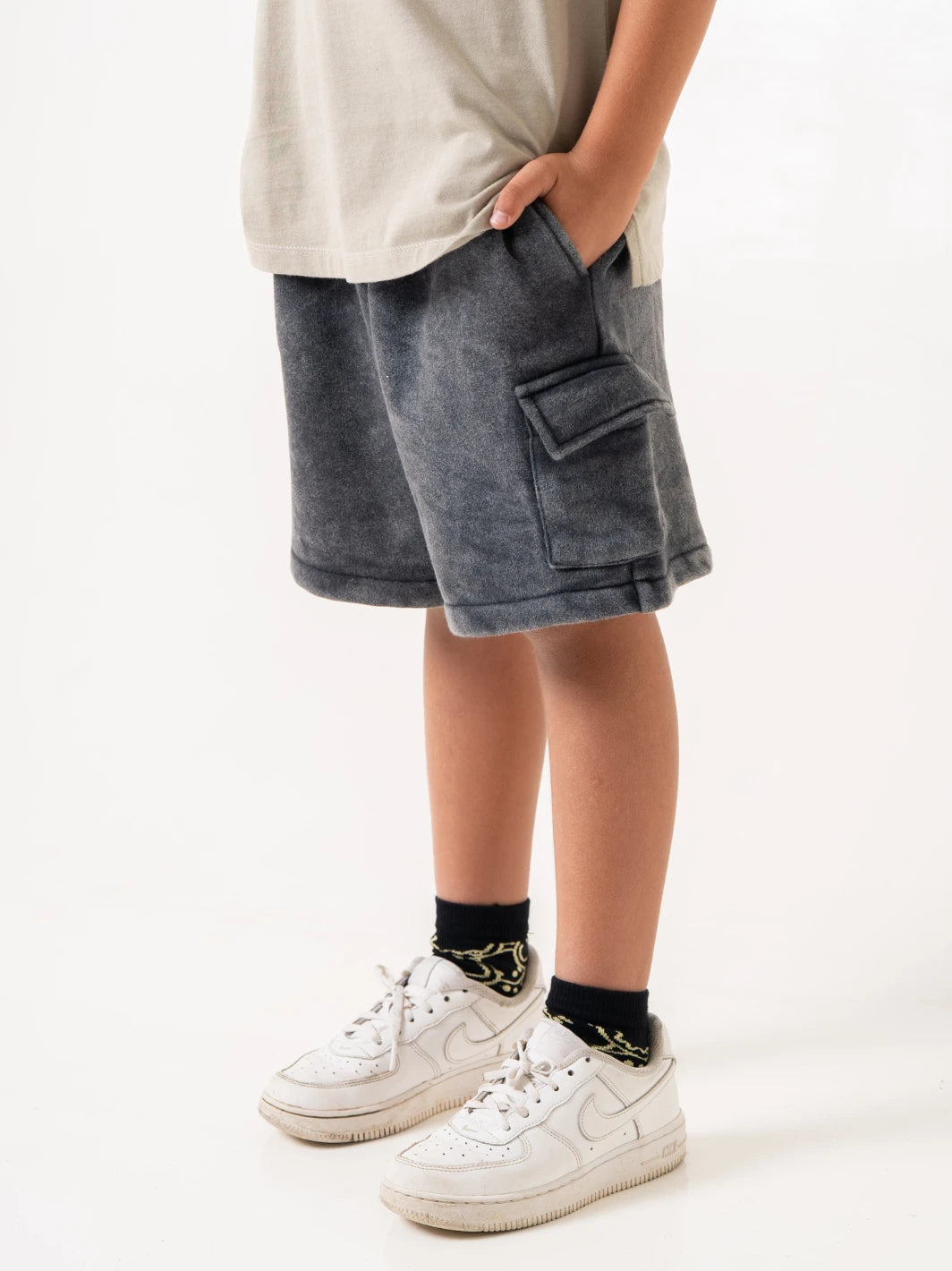 Maroc Short Wash Black Kids
