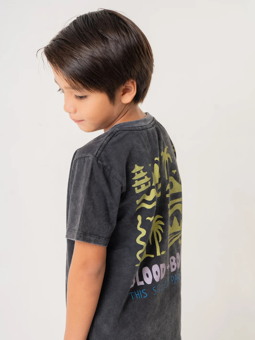 Masterplan Tee Kids Vintage Black