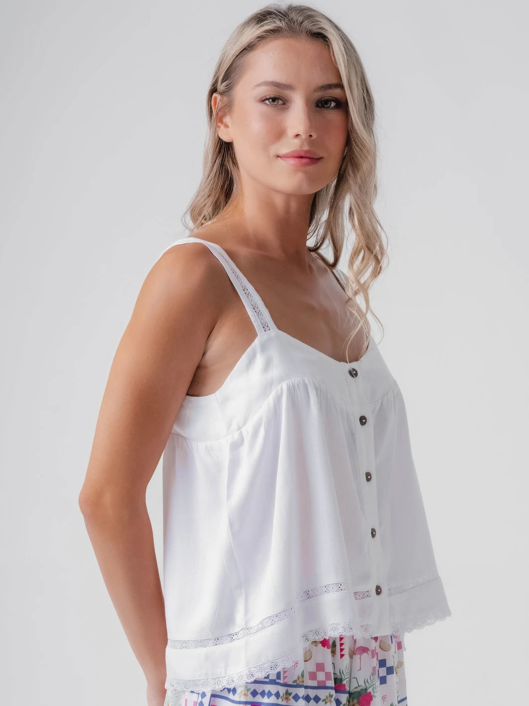 Merlin Top White