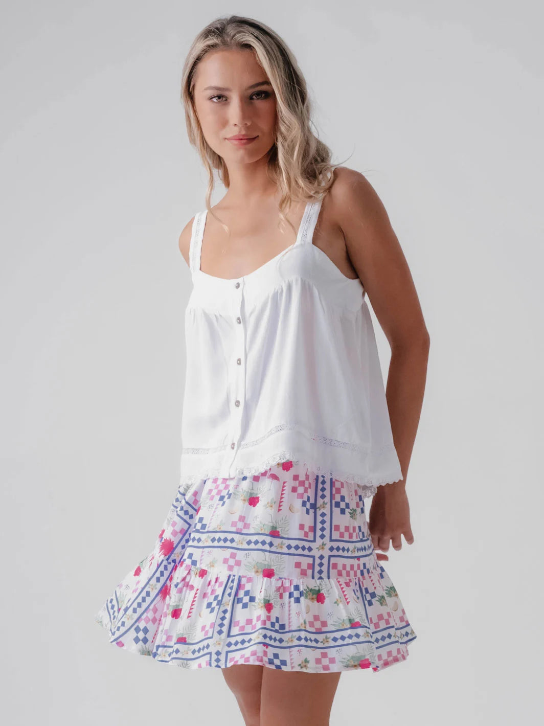 Paradiso Women Skirt White