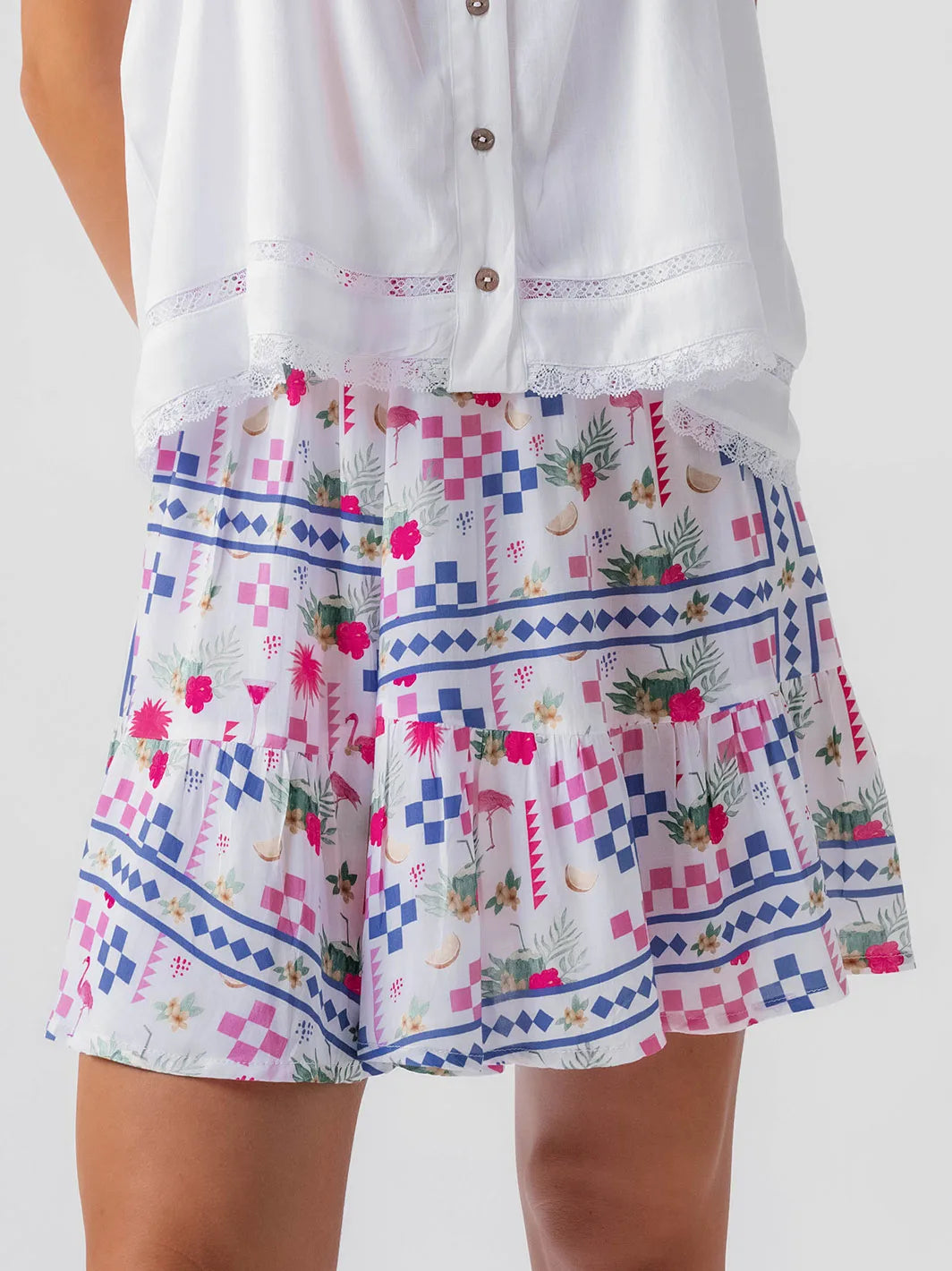 Paradiso Women Skirt White