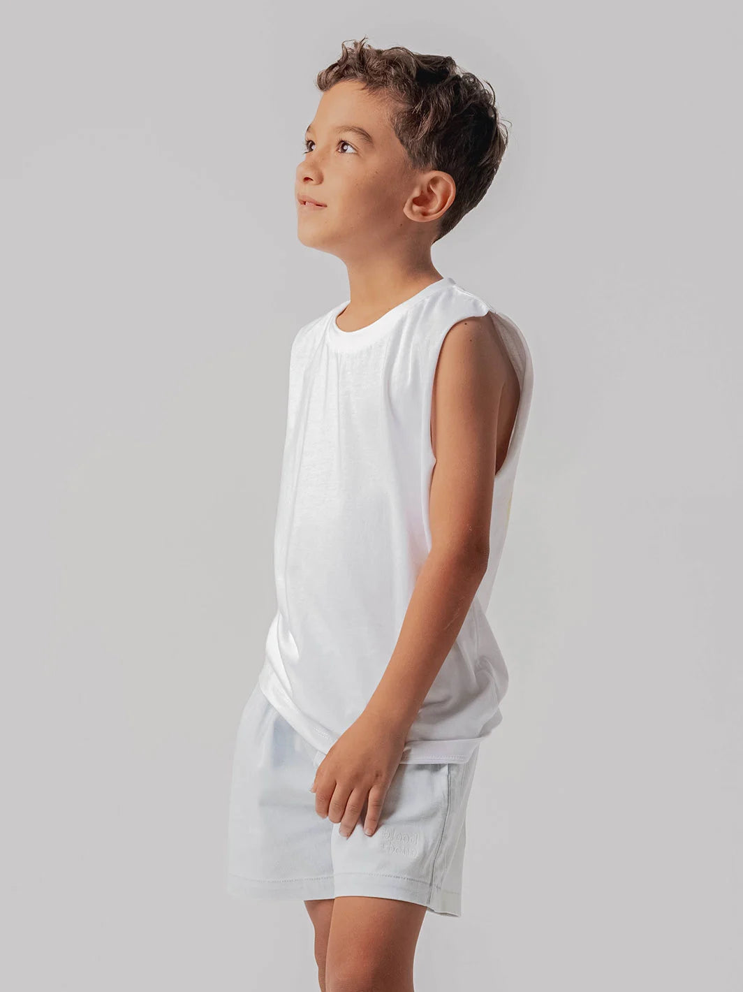 Rainbow Palms Muscle White