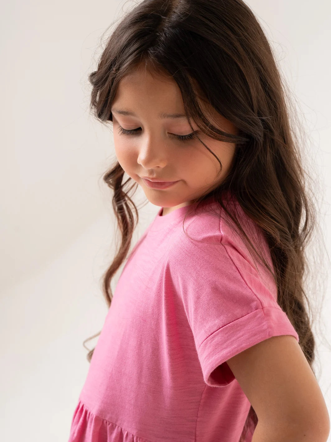 Scramble Dress Washed Pink