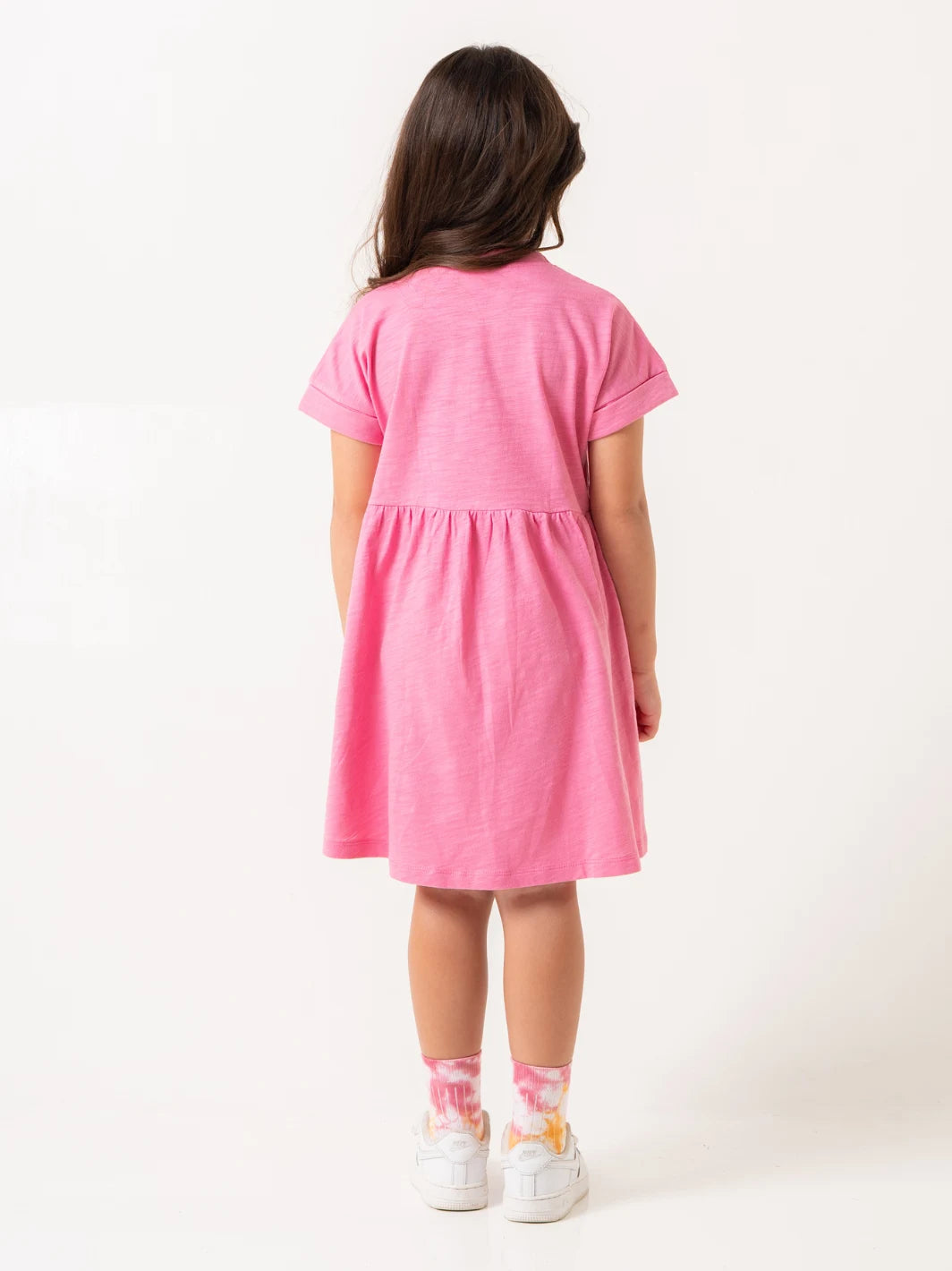 Scramble Dress Washed Pink