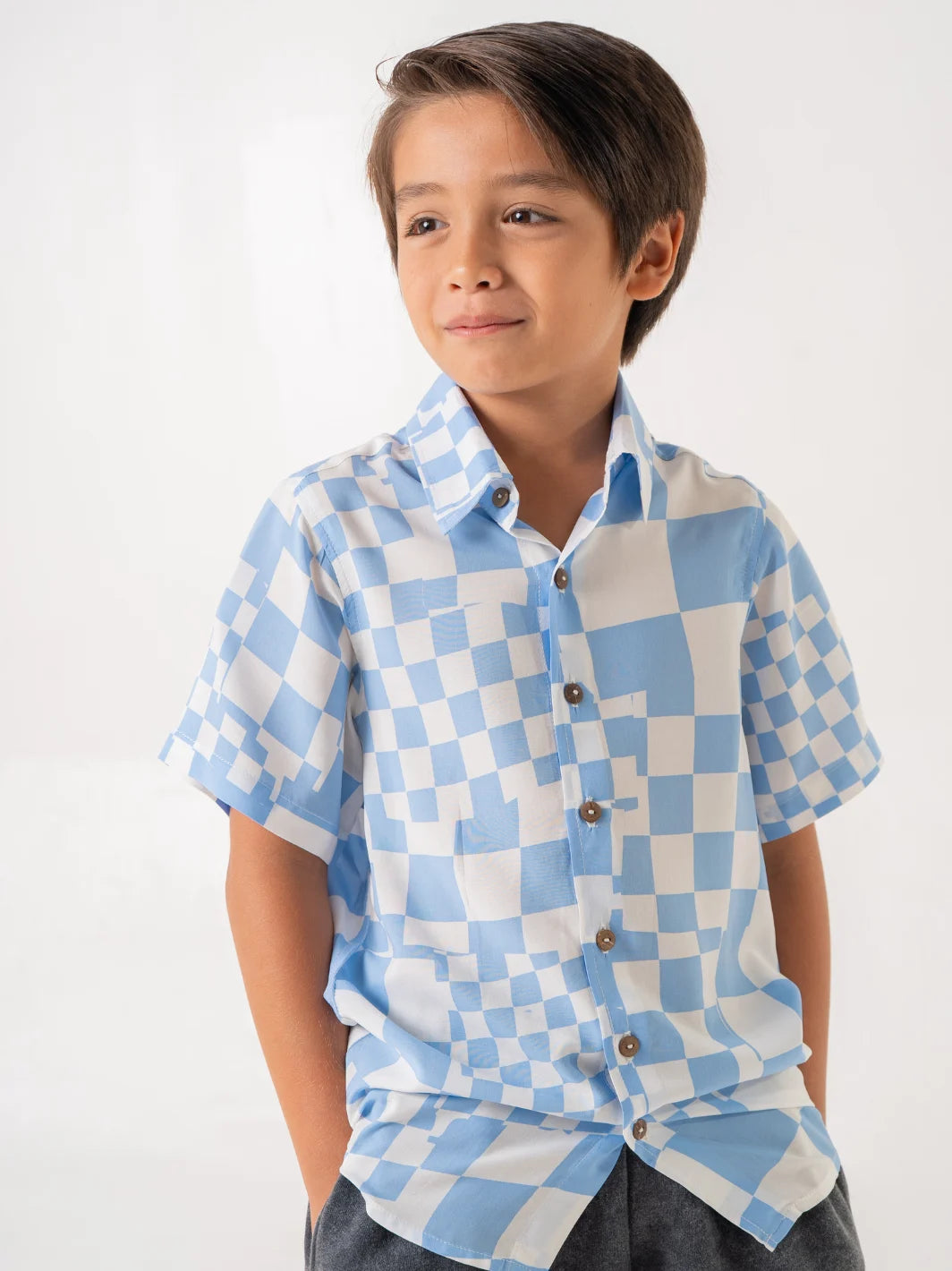 Shakermaker Shirt Sky Blue Kids