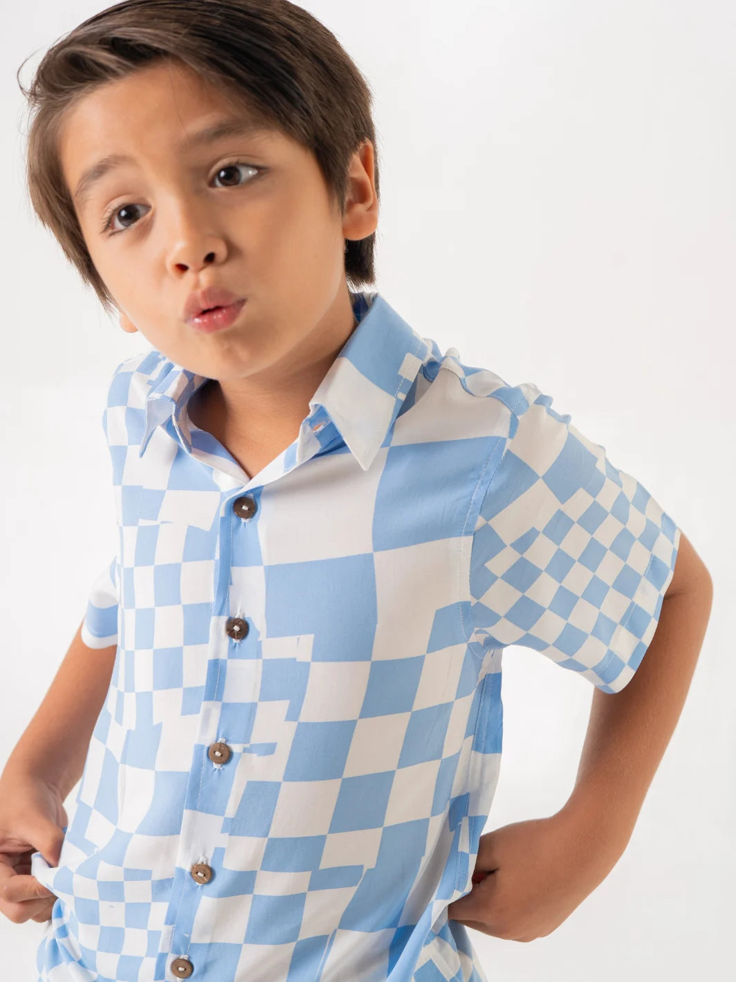 Shakermaker Shirt Sky Blue Kids