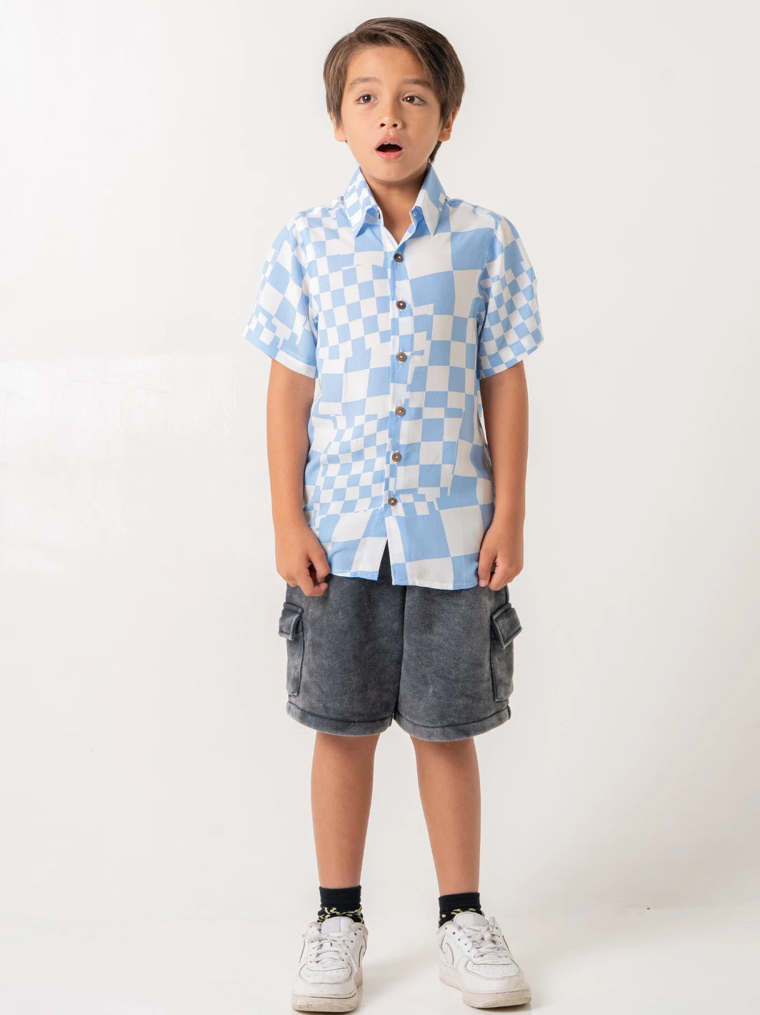 Shakermaker Shirt Sky Blue Kids