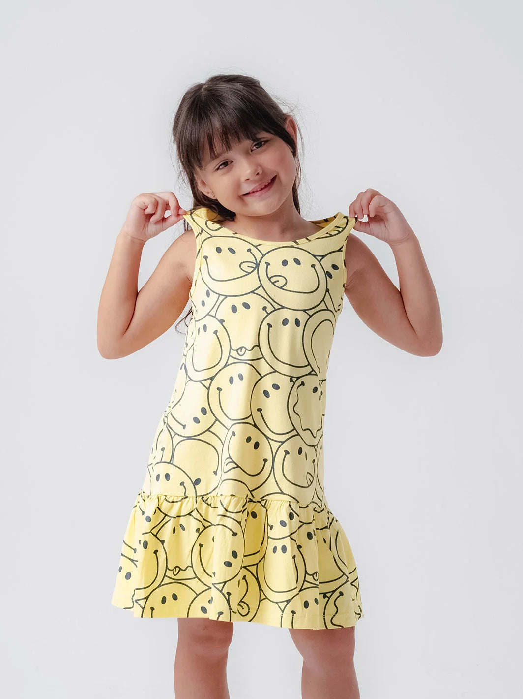 Smiley Dress Yellow