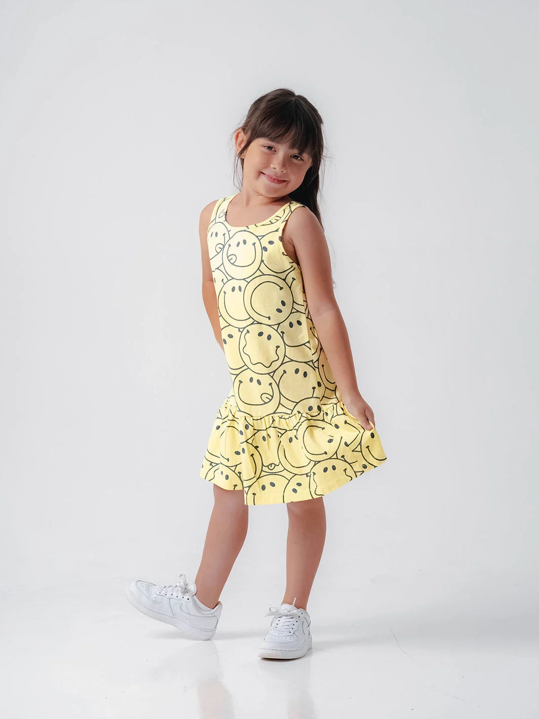 Smiley Dress Yellow