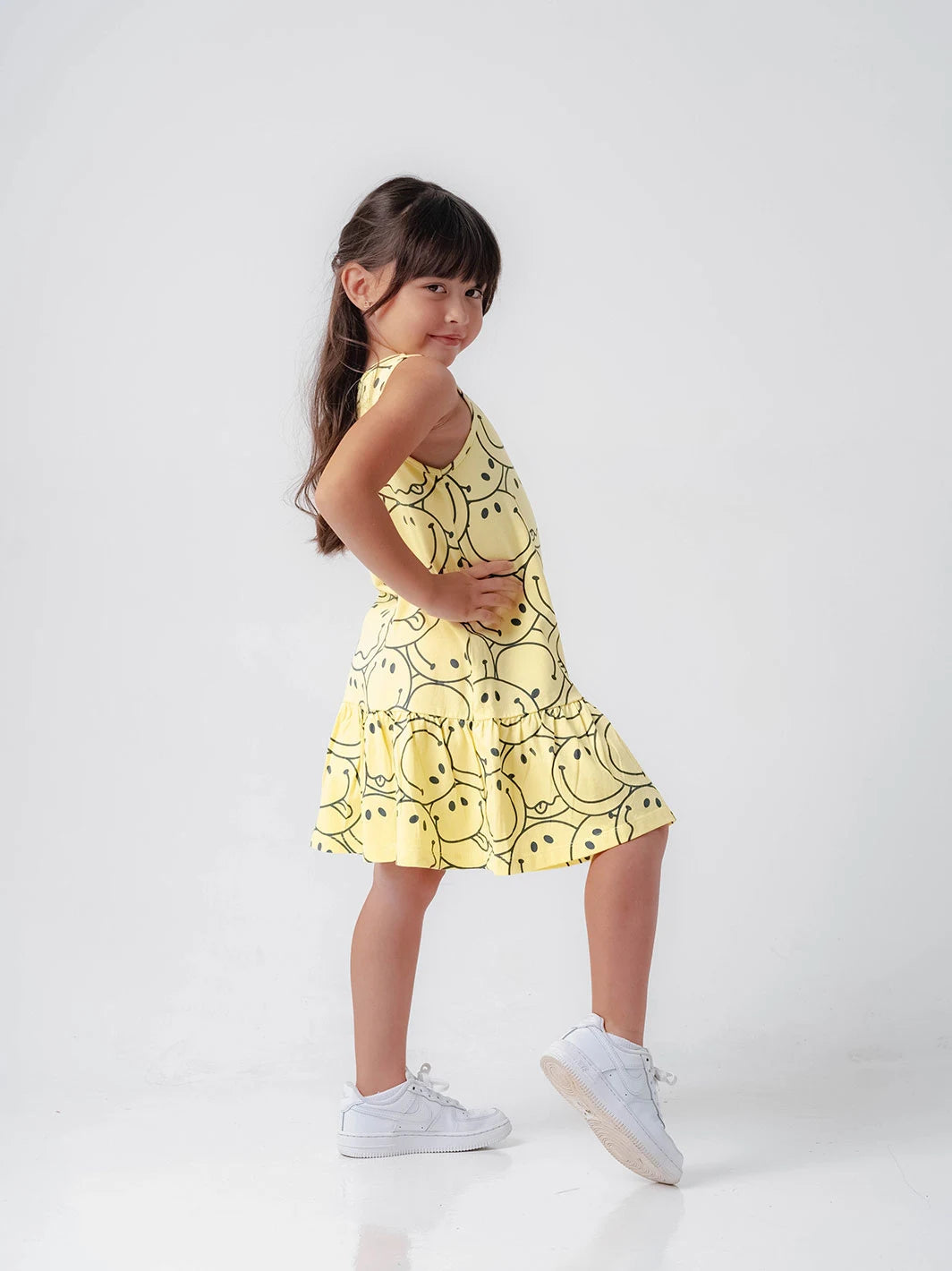 Smiley Dress Yellow