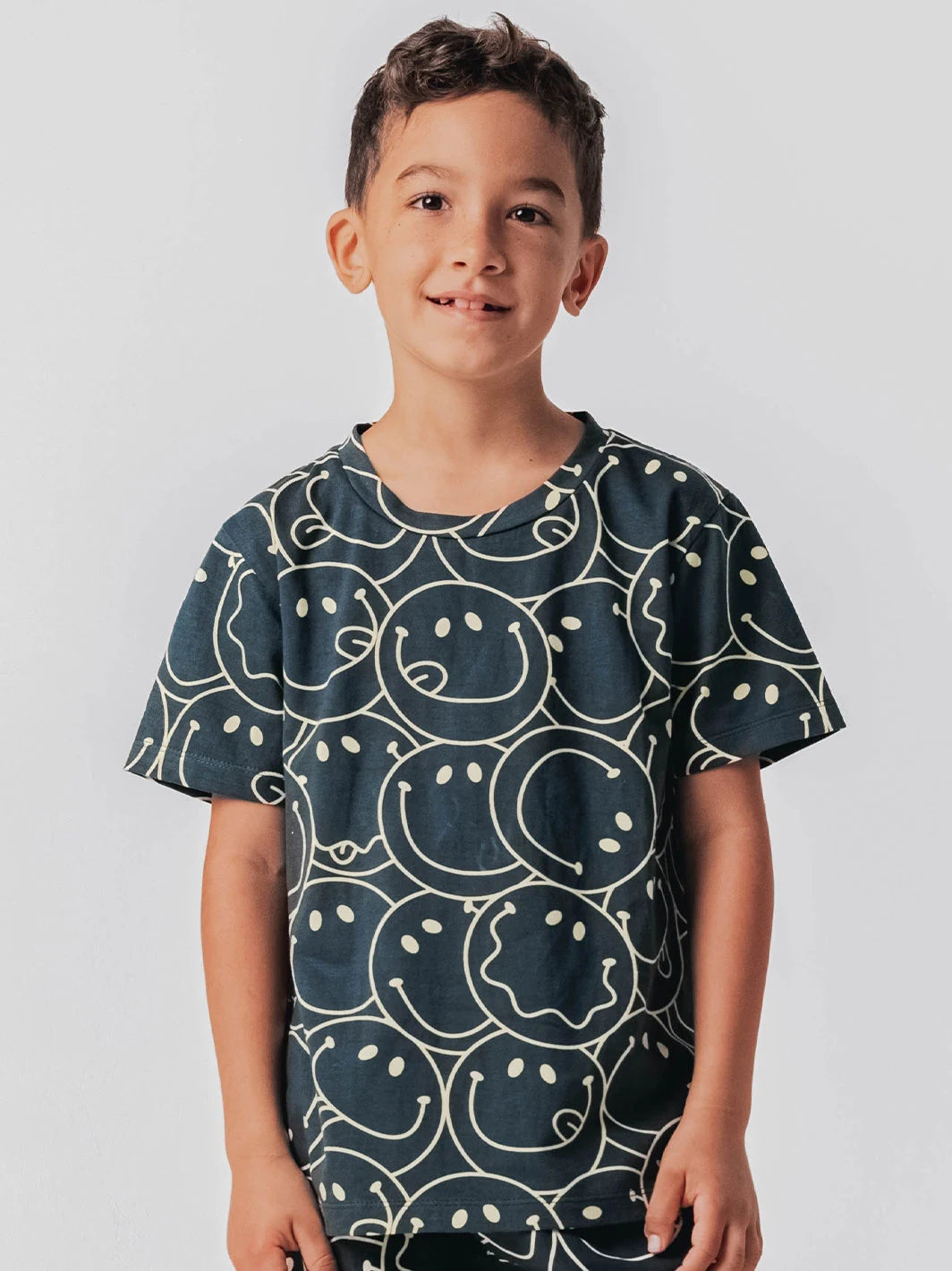 Smiley Tee Black