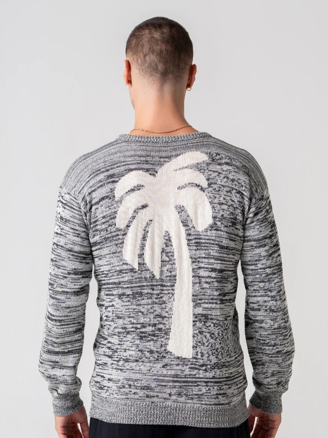 Snake Eyes Sweater Grey Marle