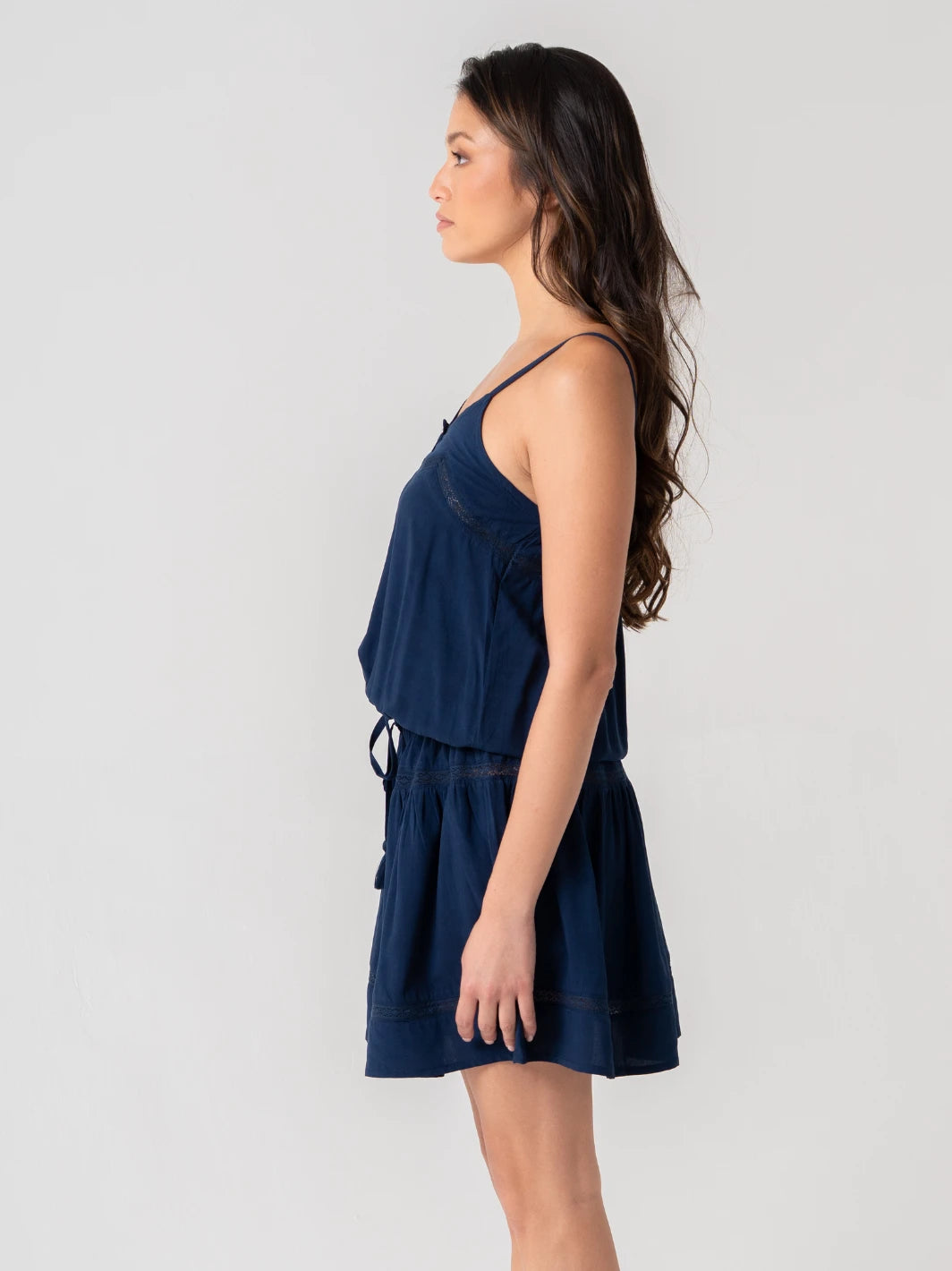 Spray Dress Navy
